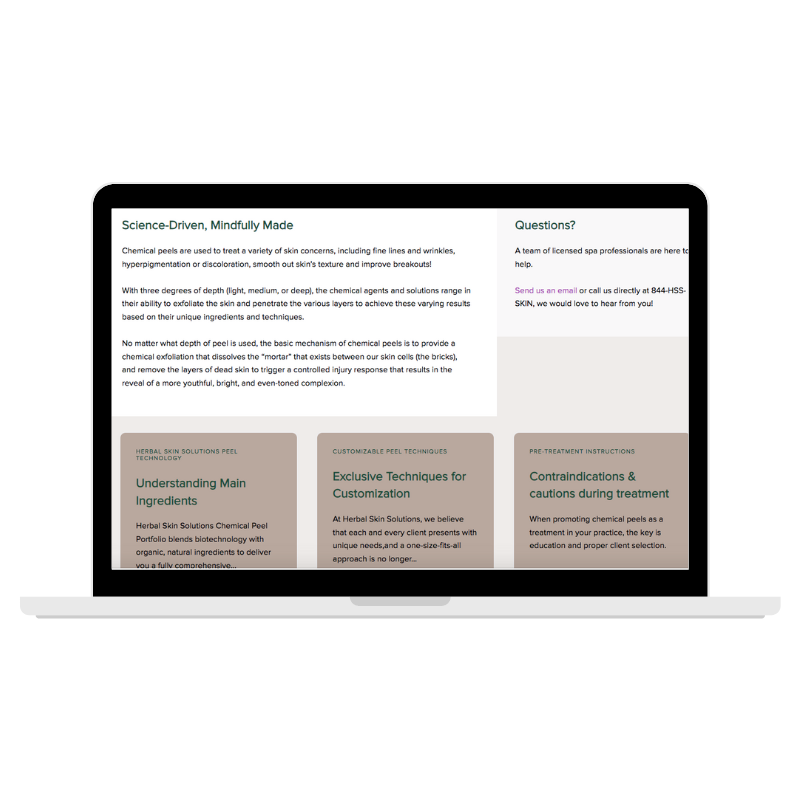 Virtual Chemical Peels Course